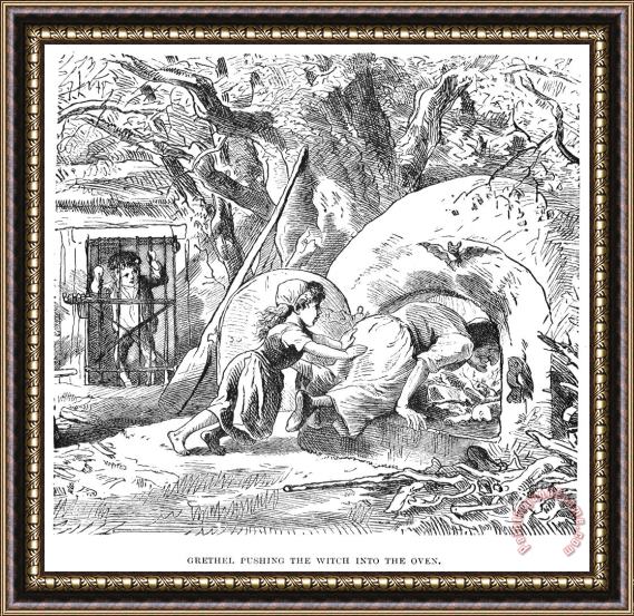 Others Grimm: Hansel And Gretel Framed Print