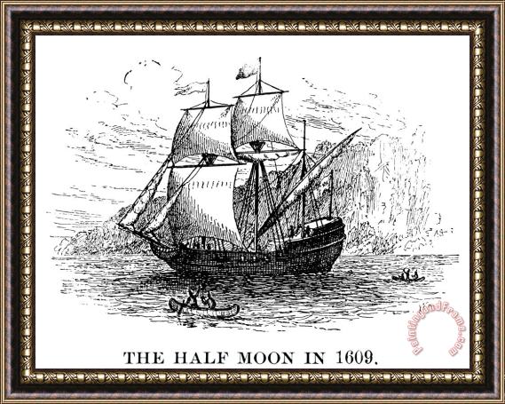 Others Half Moon, 1609 Framed Print