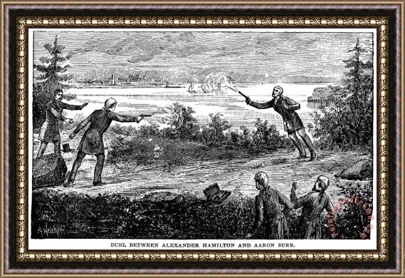 Others Hamilton-burr Duel, 1804 Framed Print