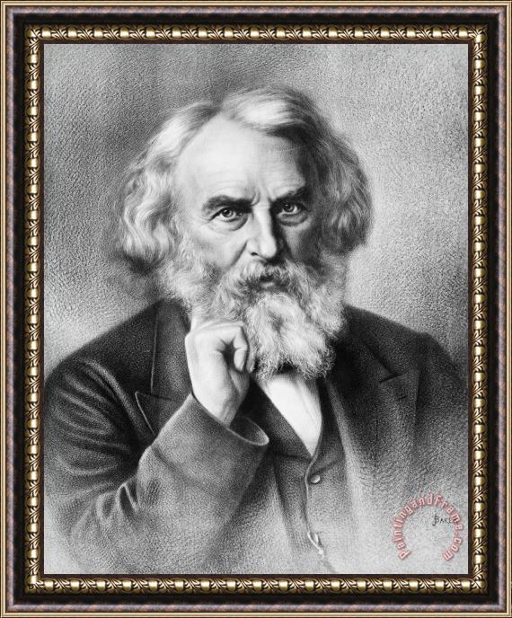 Others Henry Wadsworth Longfellow Framed Painting