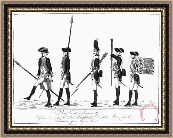 Others Hessian Soldiers Framed Print
