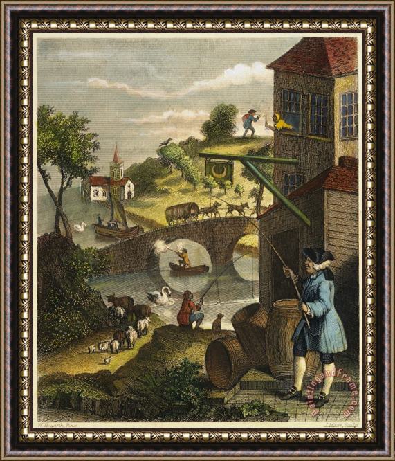 Others Hogarth: False Perspective Framed Painting