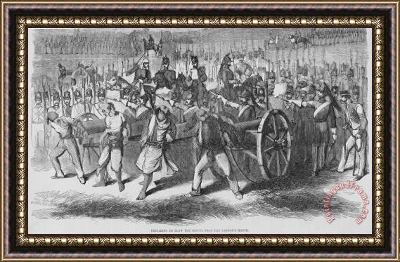 Others India: Sepoy Rebellion, 1857 Framed Painting