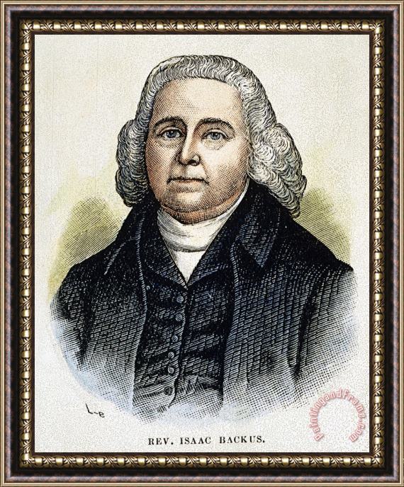 Others Isaac Backus (1724-1806) Framed Print