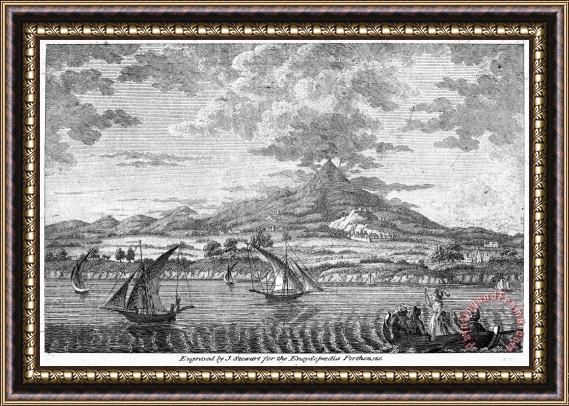 Others Italy: Mount Etna Framed Painting