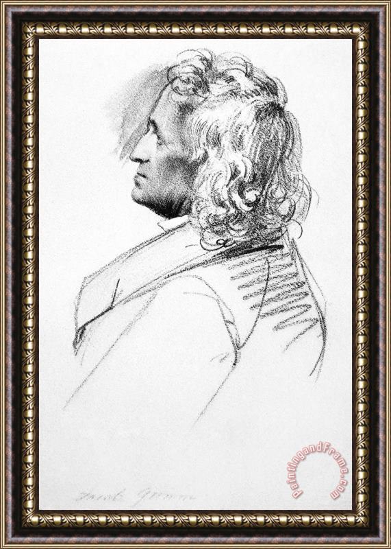 Others Jacob Grimm (1785-1863) Framed Painting
