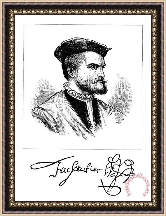 Others Jacques Cartier (1491-1557) Framed Print