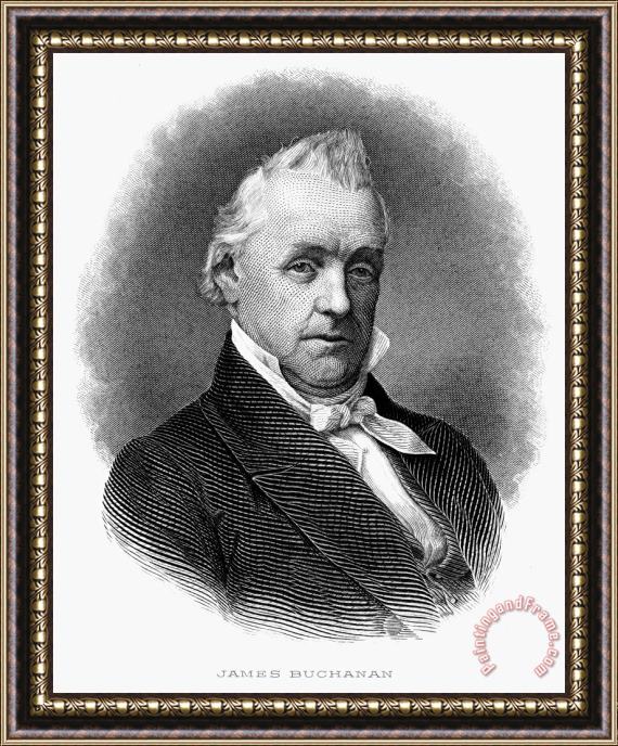 Others James Buchanan (1791-1868) Framed Painting