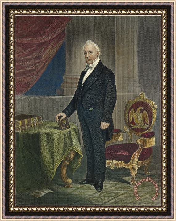 Others James Buchanan (1791-1868) Framed Painting