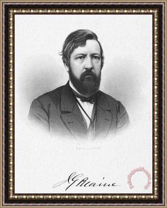 Others James G. Blaine (1830-1893) Framed Print