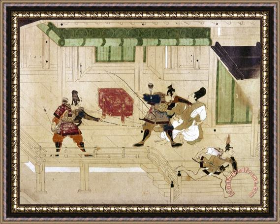 Others Japan: Heiji Rebellion Framed Painting