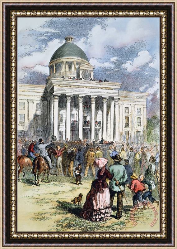 Others Jefferson Davis Framed Painting