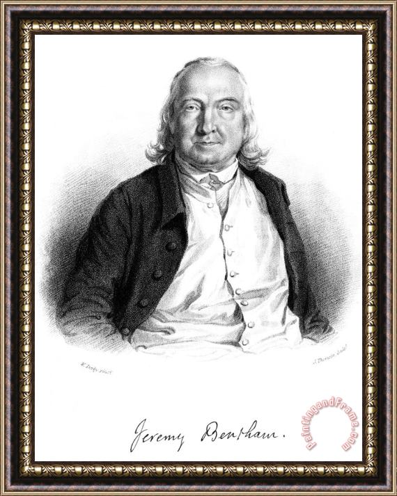 Others Jeremy Bentham (1748-1832) Framed Painting