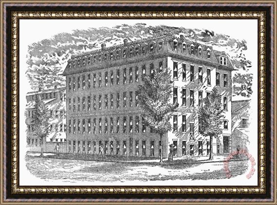 Others JEWELRY FACTORY, c1880 Framed Painting