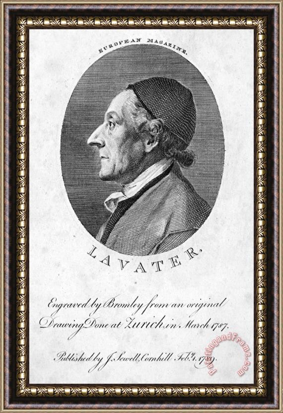 Others Johann Kaspar Lavater Framed Print