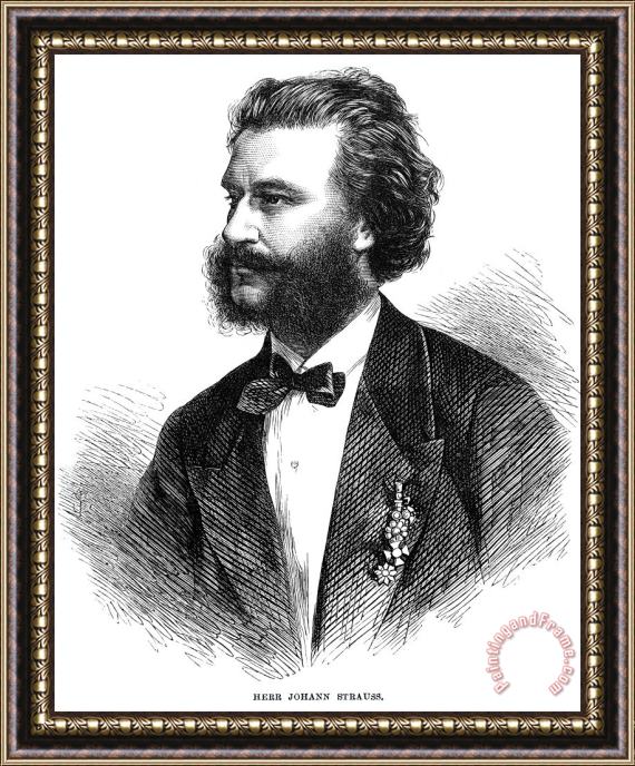 Others Johann Strauss (1825-1899) Framed Print