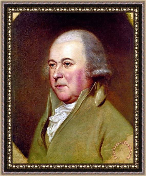 Others John Adams (1735-1826) Framed Painting