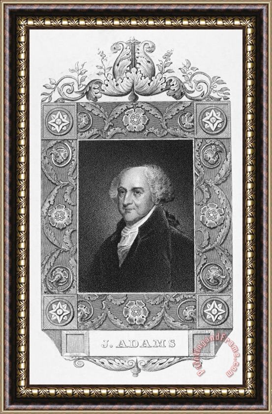 Others John Adams (1735-1826) Framed Painting