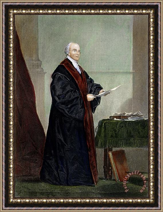 Others John Jay (1745-1829) Framed Painting