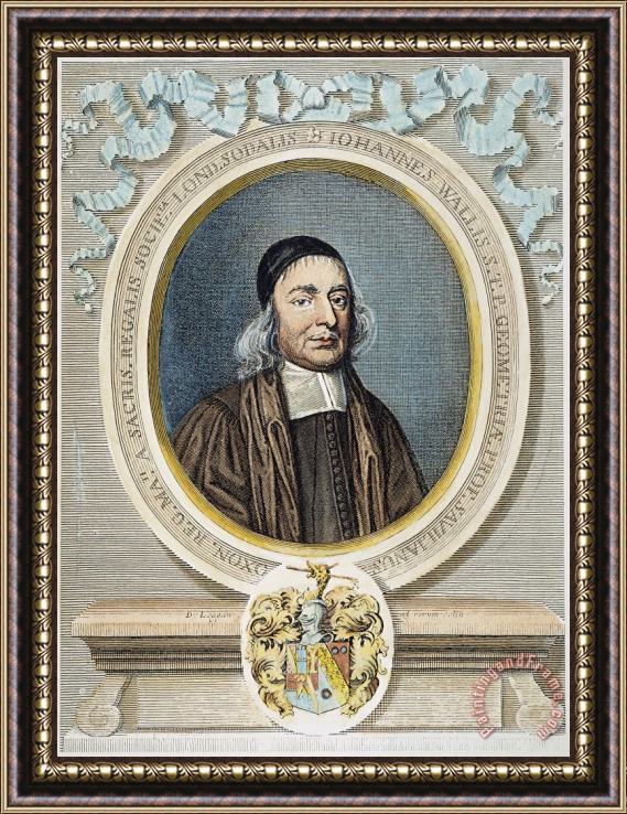 Others John Wallis (1616-1703) Framed Painting