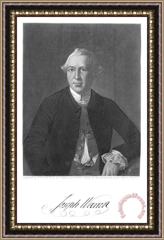 Others Joseph Warren (1741-1775) Framed Painting