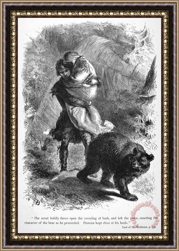 Others Last Of The Mohicans, 1872 Framed Print