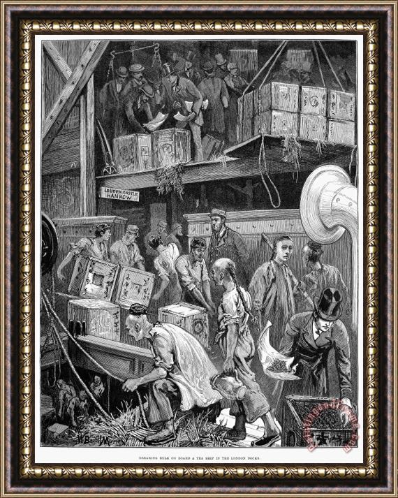 Others London: Tea Ship, 1877 Framed Painting