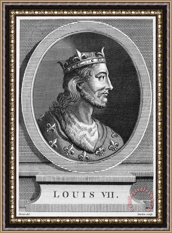Others Louis Vii (1121 -1180) Framed Print