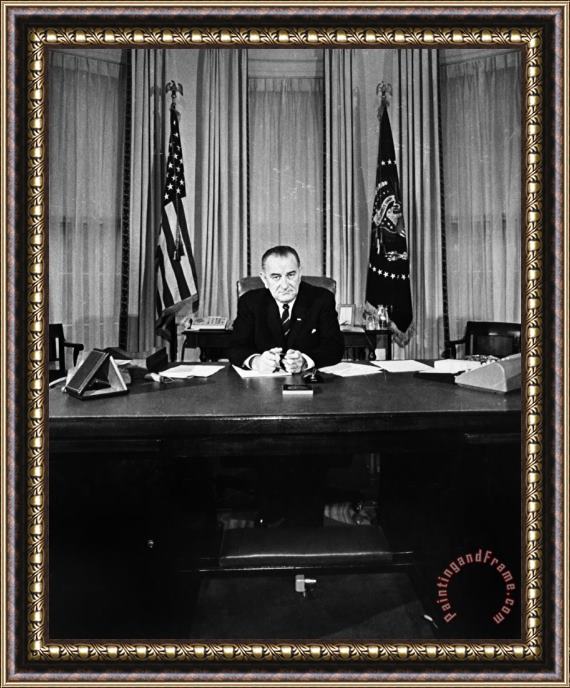 Others Lyndon Baines Johnson Framed Print