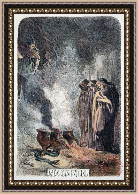Others MACBETH, 19th CENTURY Framed Painting