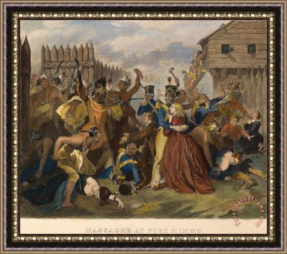 Others Massacre: Fort Mimms, 1813 Framed Print