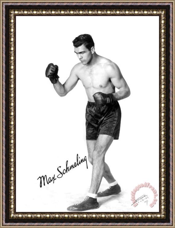 Others Max Schmeling (1905-2005) Framed Painting