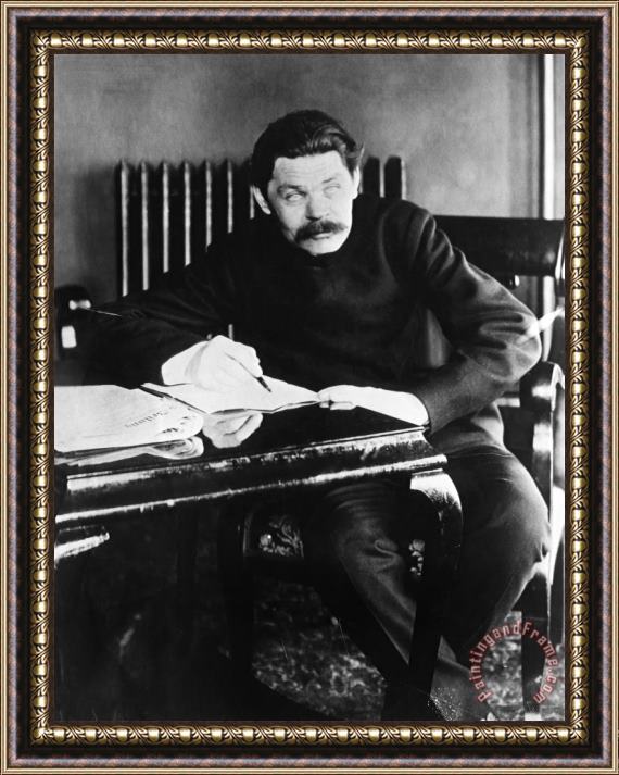 Others Maxim Gorki (1868-1936) Framed Print