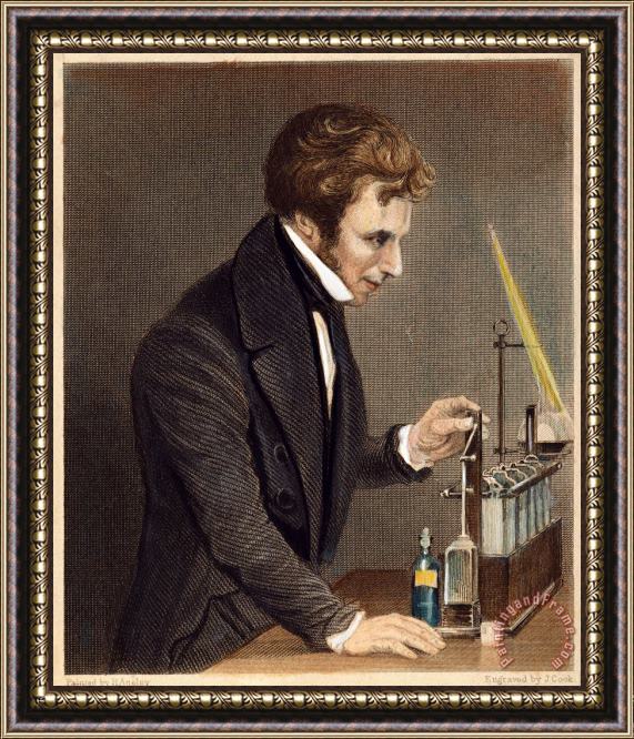 Others Michael Faraday (1791-1867) Framed Painting