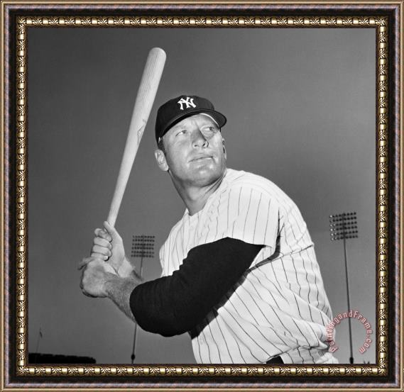 Others Mickey Mantle (1931-1995) Framed Print