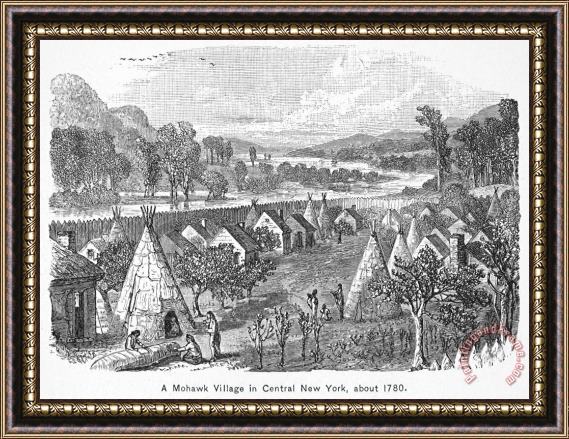 Others Mohawk Village, 1780 Framed Print