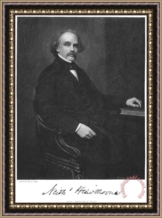 Others Nathaniel Hawthorne Framed Painting