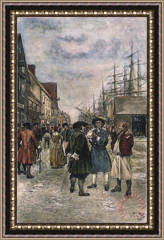 Others NEW YORK, 18th CENTURY Framed Print