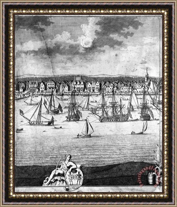 Others New York City, 1717 Framed Painting