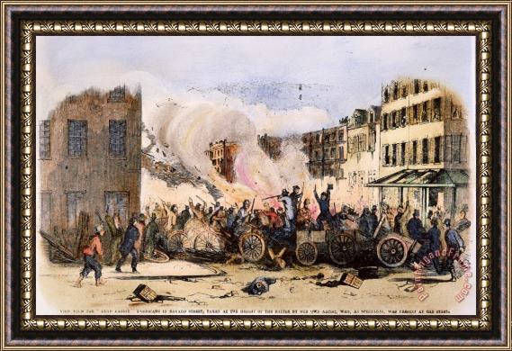 Others New York Gang War, 1857 Framed Print