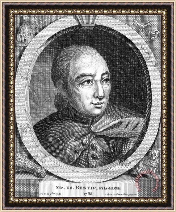 Others Nicolas Restif (1734-1806) Framed Print