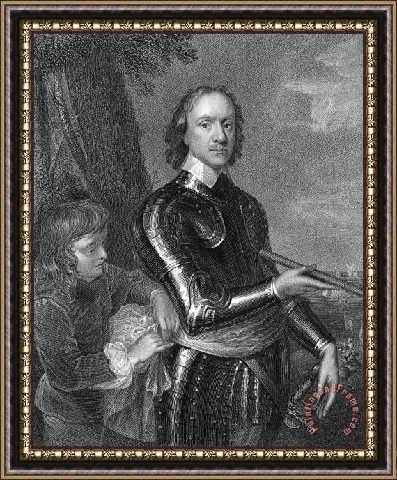 Others Oliver Cromwell (1599-1658) Framed Painting