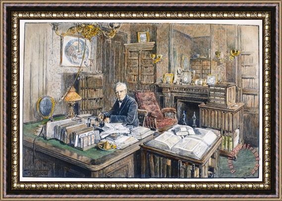 Others Oliver Wendell Holmes Framed Painting