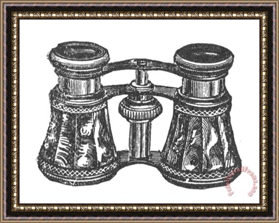 Others Opera Glasses, 1895 Framed Painting