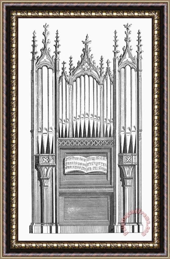 Others Organ, 1760 Framed Painting