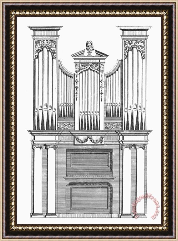 Others Organ, 1760 Framed Painting