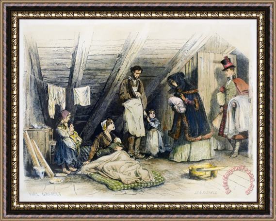 Others Paris: Charity In A Garret Framed Painting