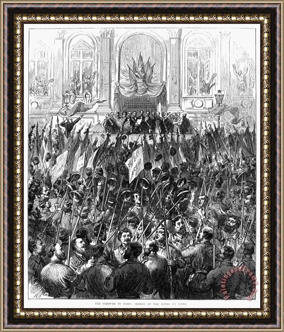 Others Paris Commune, 1871 Framed Painting