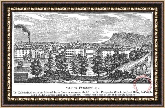 Others Paterson, New Jersey, 1844 Framed Painting