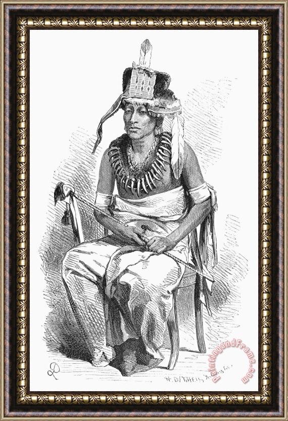 Others Pawnee Chief, 1868 Framed Print
